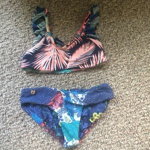 Two piece bathing suit